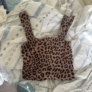 Leopard Print Tank women